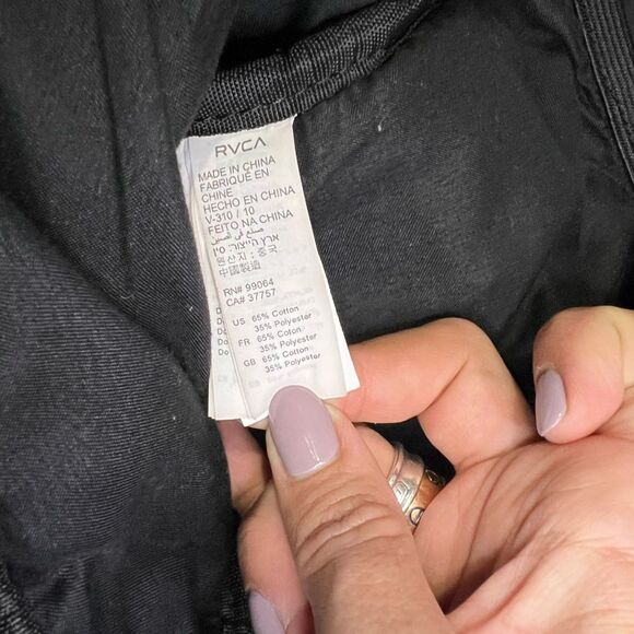 RVCA Denim Backpack Vintage Primo Flap EUC - Picture 7 of 8